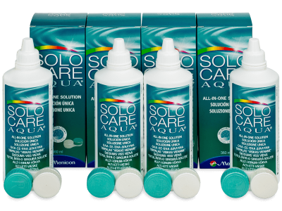 SoloCare Aqua läätsevedelik 4 x 360 ml 