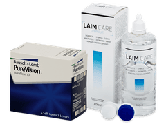 PureVision (6 läätse) + Laim Care läätsevedelik 400 ml