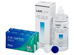 Air Optix Aqua (2x3 läätse) + Laim-Care 400ml
