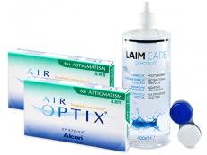 Air Optix for Astigmatism (2x3 läätse) + Laim-Care 400ml