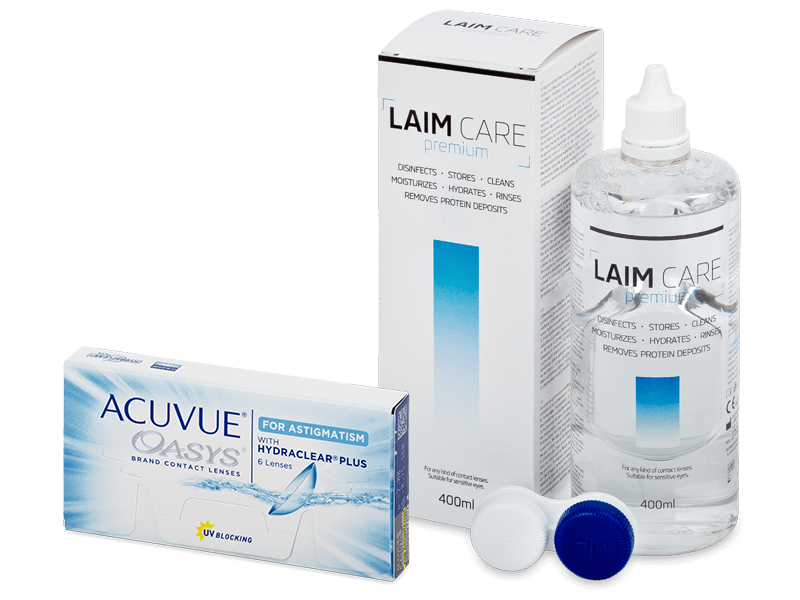 Acuvue Oasys for Astigmatism (6 läätse) + Laim-Care 400ml