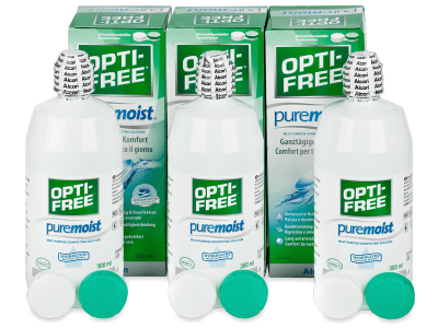 OPTI-FREE PureMoist Läätsevedelik 3 x 300 ml 