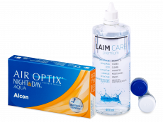 Air Optix Night and Day Aqua (6 läätse) + Laim-Care 400ml