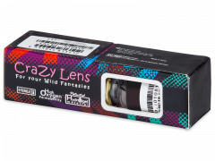 ColourVUE Crazy Lens - Blue Star - 0-tugevusega (2 läätse)