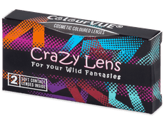 ColourVUE Crazy Lens - Red Devil - 0-tugevusega (2 läätse)