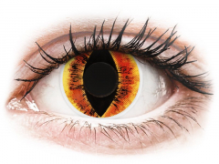ColourVUE Crazy Lens - Saurons Eye - 0-tugevusega (2 läätse)