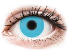 ColourVUE Crazy Glow Blue - 0-tugevusega (2 läätse)