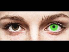 ColourVUE Crazy Glow Green - 0-tugevusega (2 läätse)