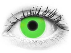 ColourVUE Crazy Glow Green - 0-tugevusega (2 läätse)