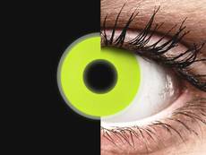 ColourVUE Crazy Glow Yellow - 0-tugevusega (2 läätse)