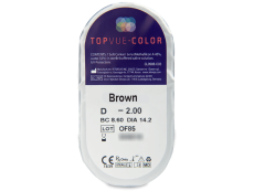 TopVue Color - Brown - Korrigeerivad (2 läätse)