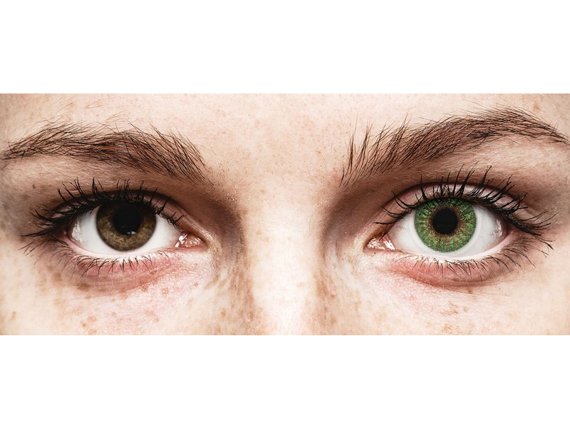 TopVue Color - Green - 0-tugevusega (2 läätse)