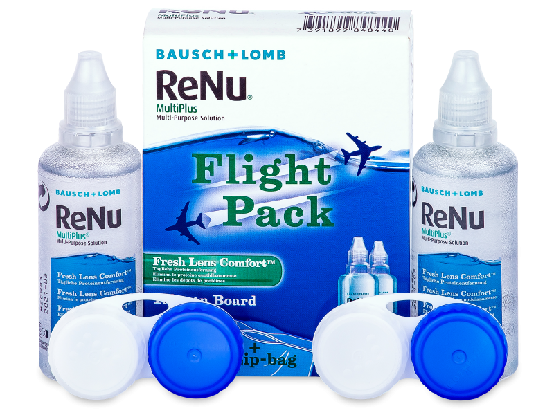 ReNu Multiplus flight pack läätsevedelikud 2 x 60 ml 