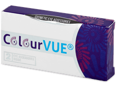 ColourVUE BigEyes Dolly Black - 0-tugevusega (2 läätse)