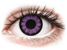 ColourVUE BigEyes Ultra Violet - 0-tugevusega (2 läätse)