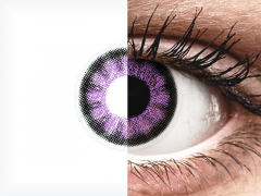 ColourVUE BigEyes Ultra Violet - 0-tugevusega (2 läätse)