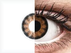 ColourVUE BigEyes Sexy Brown - 0-tugevusega (2 läätse)