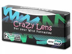 ColourVUE Crazy Lens - Blackout - Ühepäevased läätsed 0-tugevusega (2 läätse)