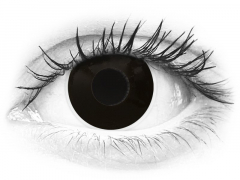 ColourVUE Crazy Lens - Blackout - Ühepäevased läätsed 0-tugevusega (2 läätse)