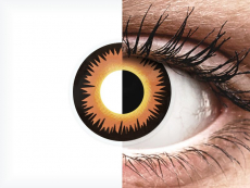 ColourVUE Crazy Lens - Orange Werewolf - Ühepäevased läätsed 0-tugevusega (2 läätse)