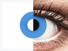 ColourVUE Crazy Lens - Sky Blue - Ühepäevased läätsed 0-tugevusega (2 läätse)