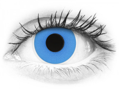 ColourVUE Crazy Lens - Sky Blue - Ühepäevased läätsed 0-tugevusega (2 läätse)