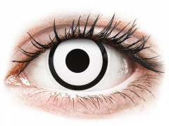 ColourVUE Crazy Lens - White Zombie - Ühepäevased läätsed 0-tugevusega (2 läätse)