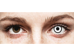 ColourVUE Crazy Lens - White Zombie - Ühepäevased läätsed 0-tugevusega (2 läätse)