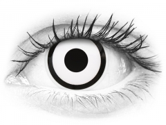 ColourVUE Crazy Lens - White Zombie - Ühepäevased läätsed 0-tugevusega (2 läätse)