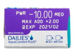 Dailies AquaComfort Plus Multifocal (30 läätse)