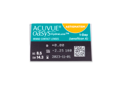 Acuvue Oasys 1-Day with HydraLuxe for Astigmatism (30 läätse)