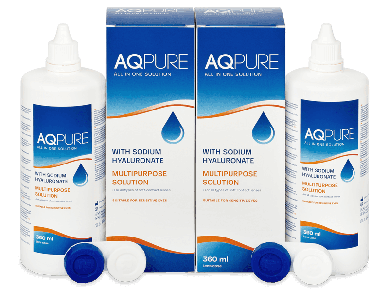 AQ Pure Läätsevedelik 2 x 360 ml 