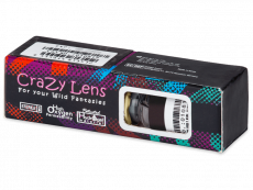 ColourVUE Crazy Lens - Black Screen - 0-tugevusega (2 läätse)
