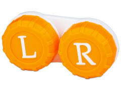 Läätsekonteiner L+R - oranž 