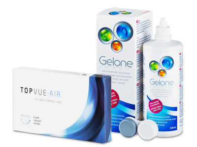 TopVue Air (6 läätse) + Gelone 360 ml