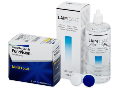 PureVision Multi-Focal (6 läätse) + Laim Care 400 ml
