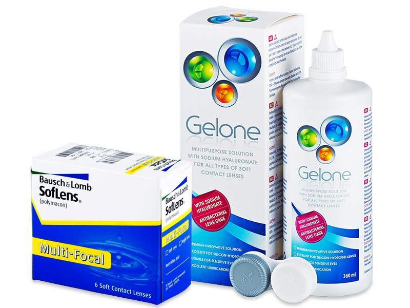 SofLens Multi-Focal (6 läätse) + Gelone 360 ml