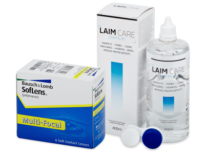 SofLens Multi-Focal (6 läätse) + Laim Care 400 ml
