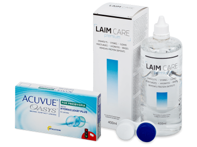 Acuvue Oasys for Presbyopia (6 läätse) + Laim-Care 400 ml