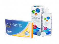 Air Optix EX (3 läätse) + Gelone 360 ml