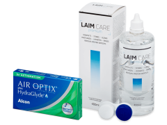 Air Optix plus HydraGlyde for Astigmatism (6 läätse) + Laim-Care 400 ml