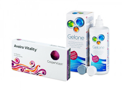 Avaira Vitality (6 läätse) + Gelone 360 ml
