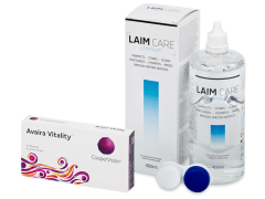 Avaira Vitality (6 läätse) + Laim-Care 400 ml