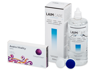 Avaira Vitality Toric (6 läätse) + Laim-Care 400 ml