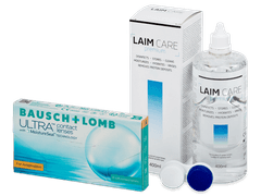 Bausch + Lomb ULTRA for Astigmatism (6 läätse) + Laim Care läätsevedelik 400 ml