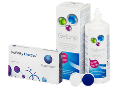 Biofinity Energys (6 läätse) + Gelone läätsevedelik 360 ml