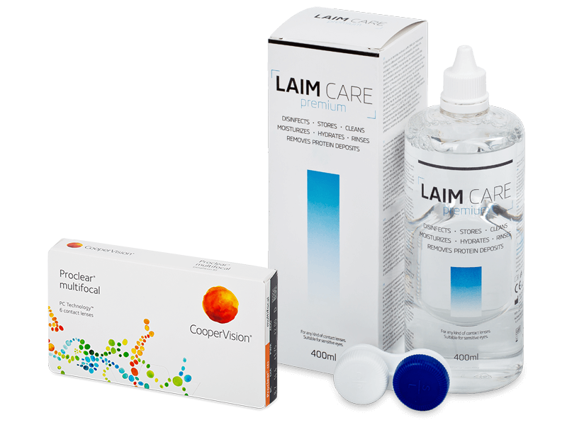 Proclear Multifocal (6 läätse) + Laim-Care 400 ml