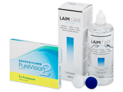 PureVision 2 for Presbyopia (3 läätse) + Laim-Care 400 ml