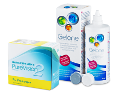 PureVision 2 for Presbyopia (6 läätse) + Gelone 360 ml