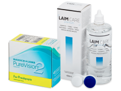PureVision 2 for Presbyopia (6 läätse) + Laim-Care 400 ml